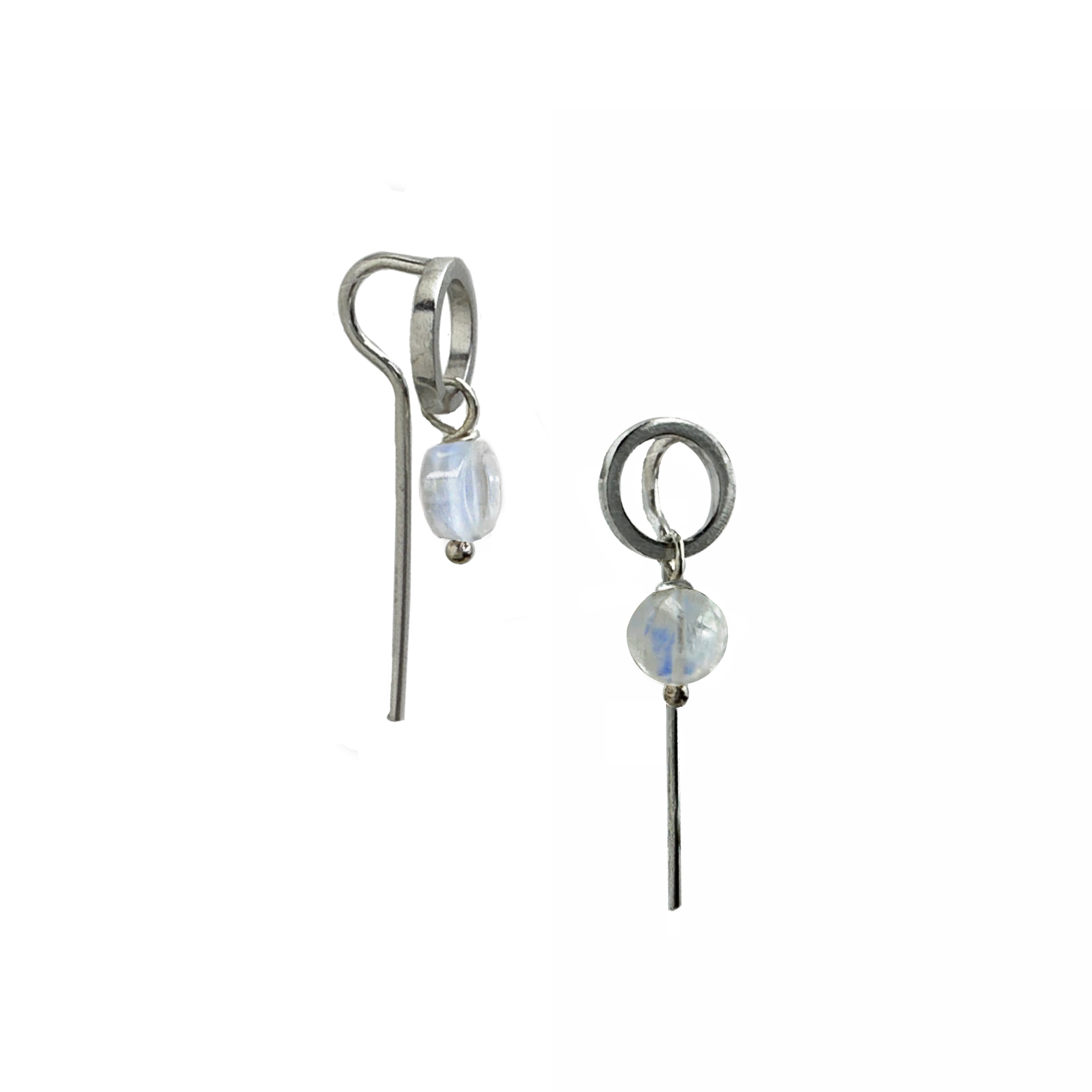 Mila Moonstone Earring – A handcrafted earrings by Alysian.