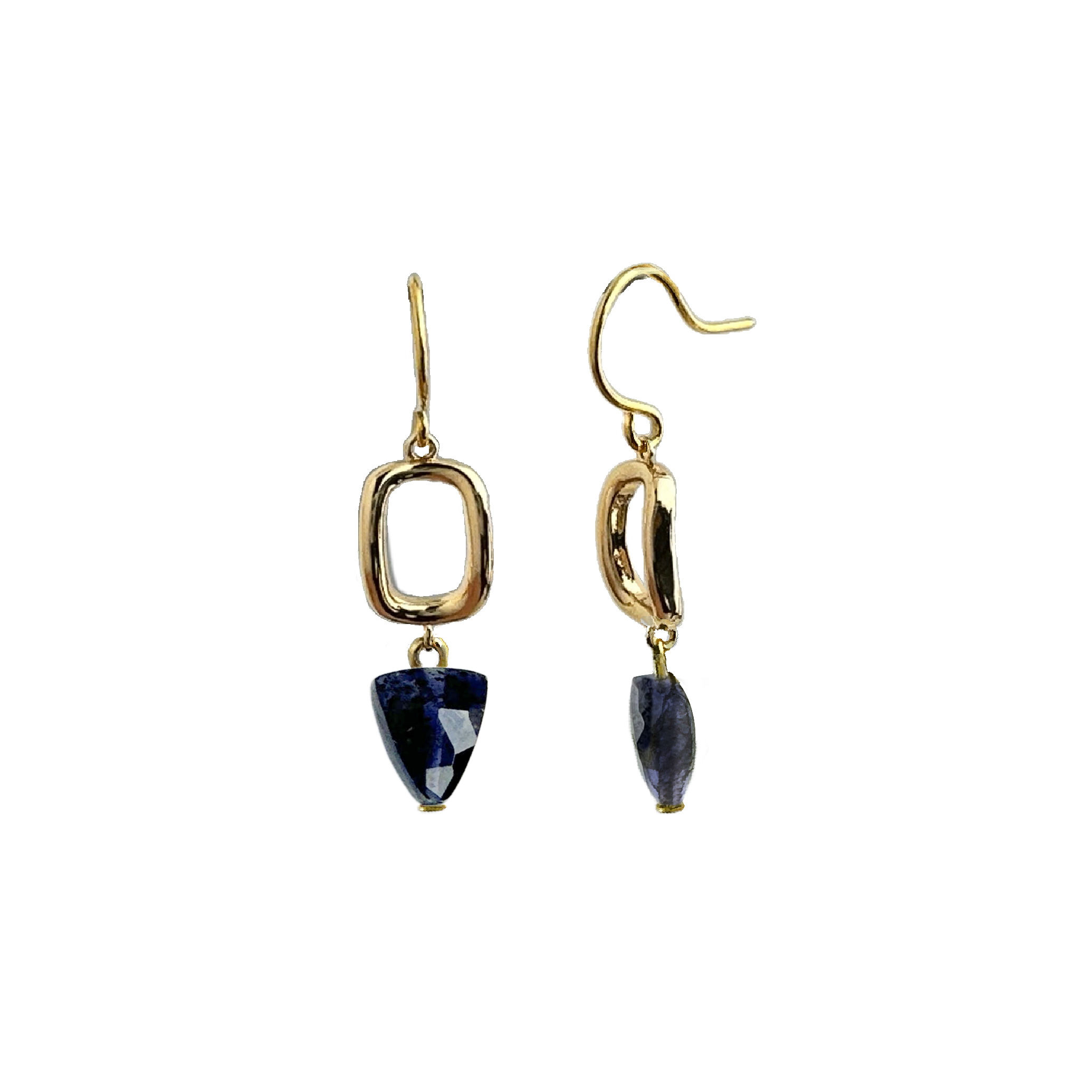 Brynn Iolite Earring – A handcrafted earrings by Alysian.