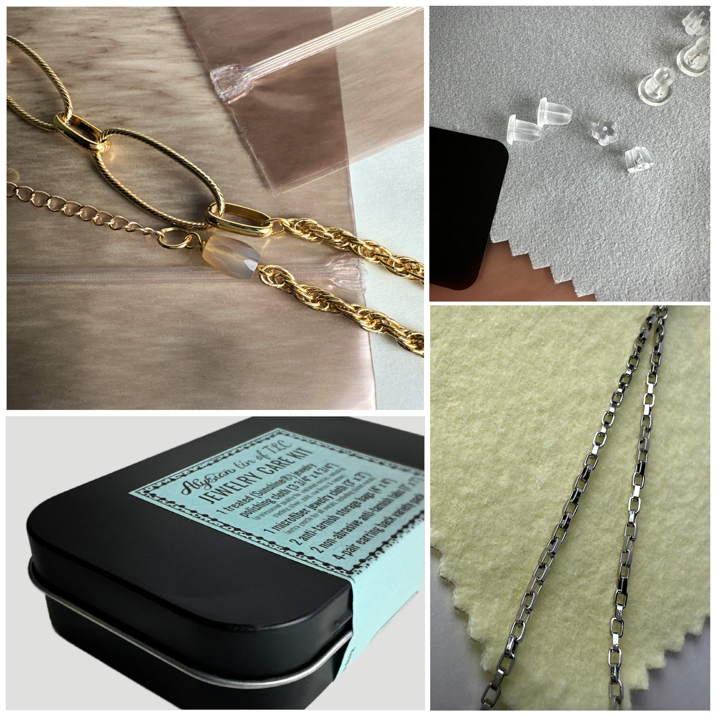 Alysian Tin of TLC • Jewelry Care Kit – A handcrafted JEWELRY by Alysian.