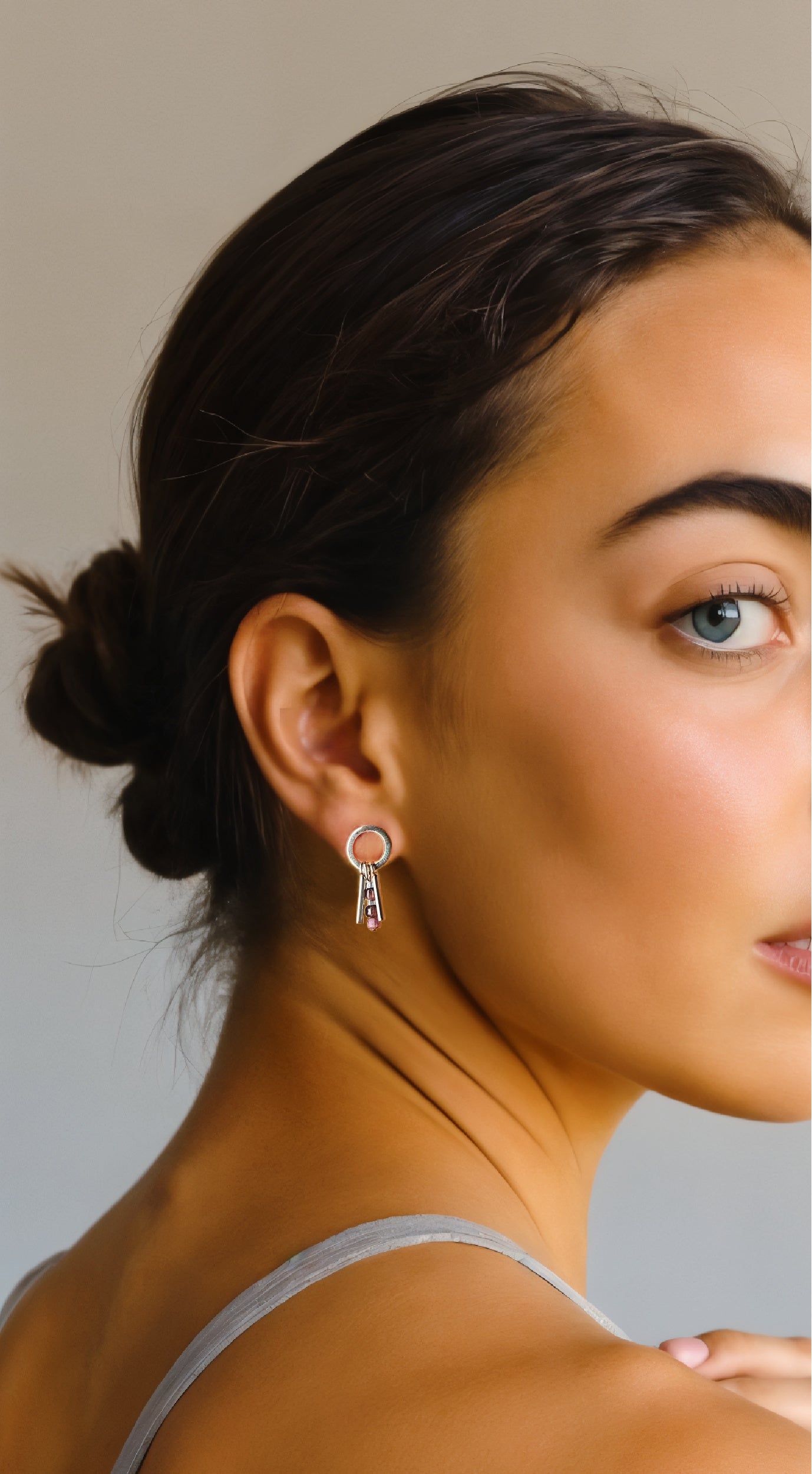 Chaitra Ruby Earring – A handcrafted earrings by Alysian.