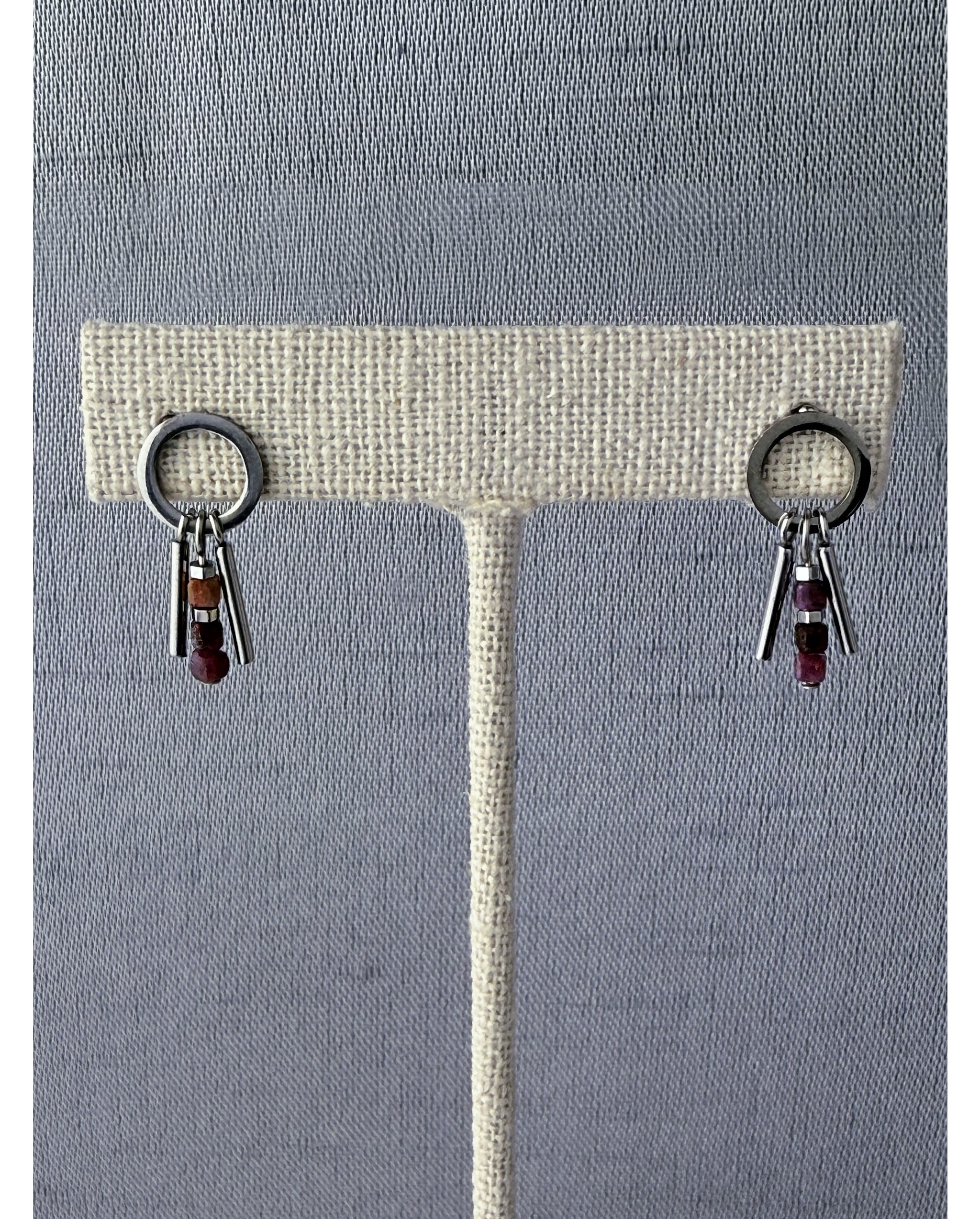 Chaitra Ruby Earring – A handcrafted earrings by Alysian.