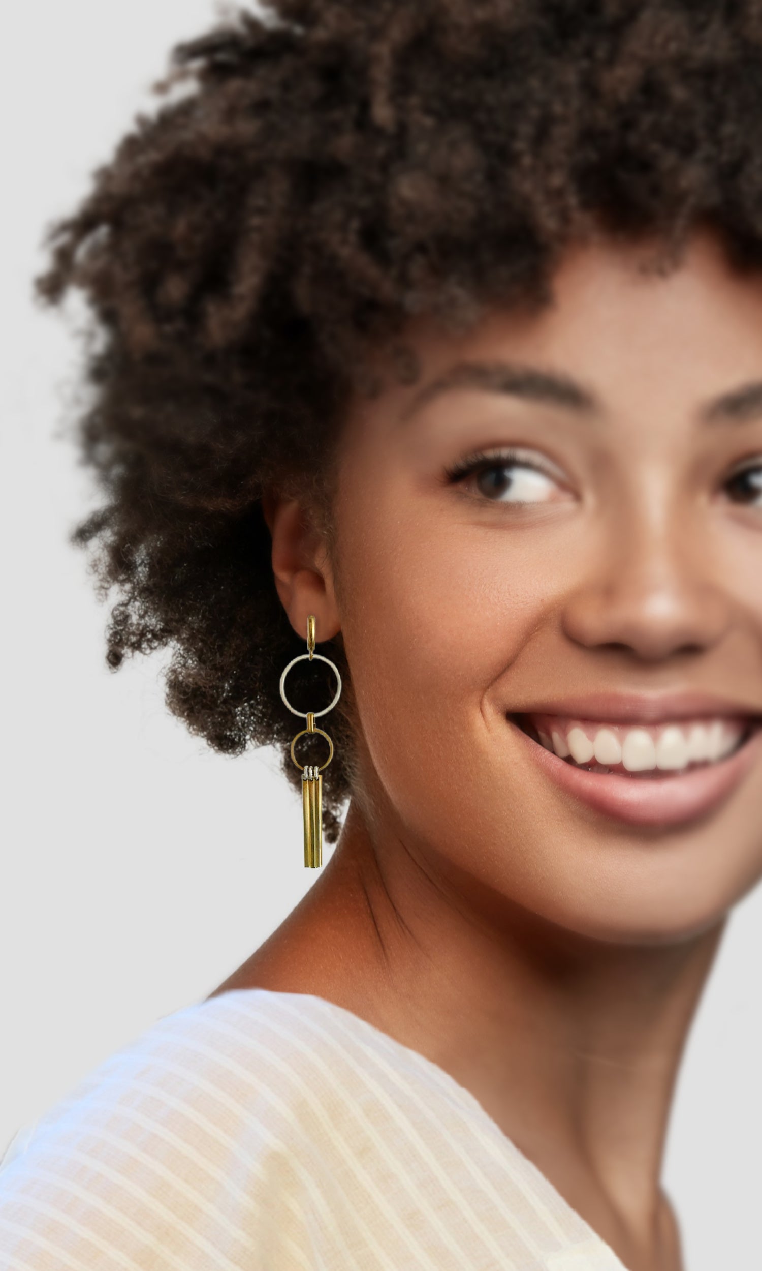 Chevelle Hoop Earring – A handcrafted earrings by Alysian.