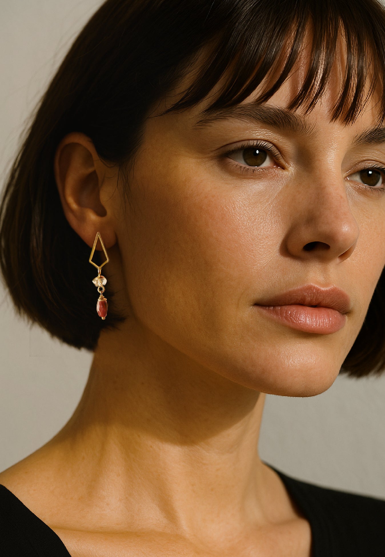 Anala Citrine Earring – A handcrafted earrings by Alysian.