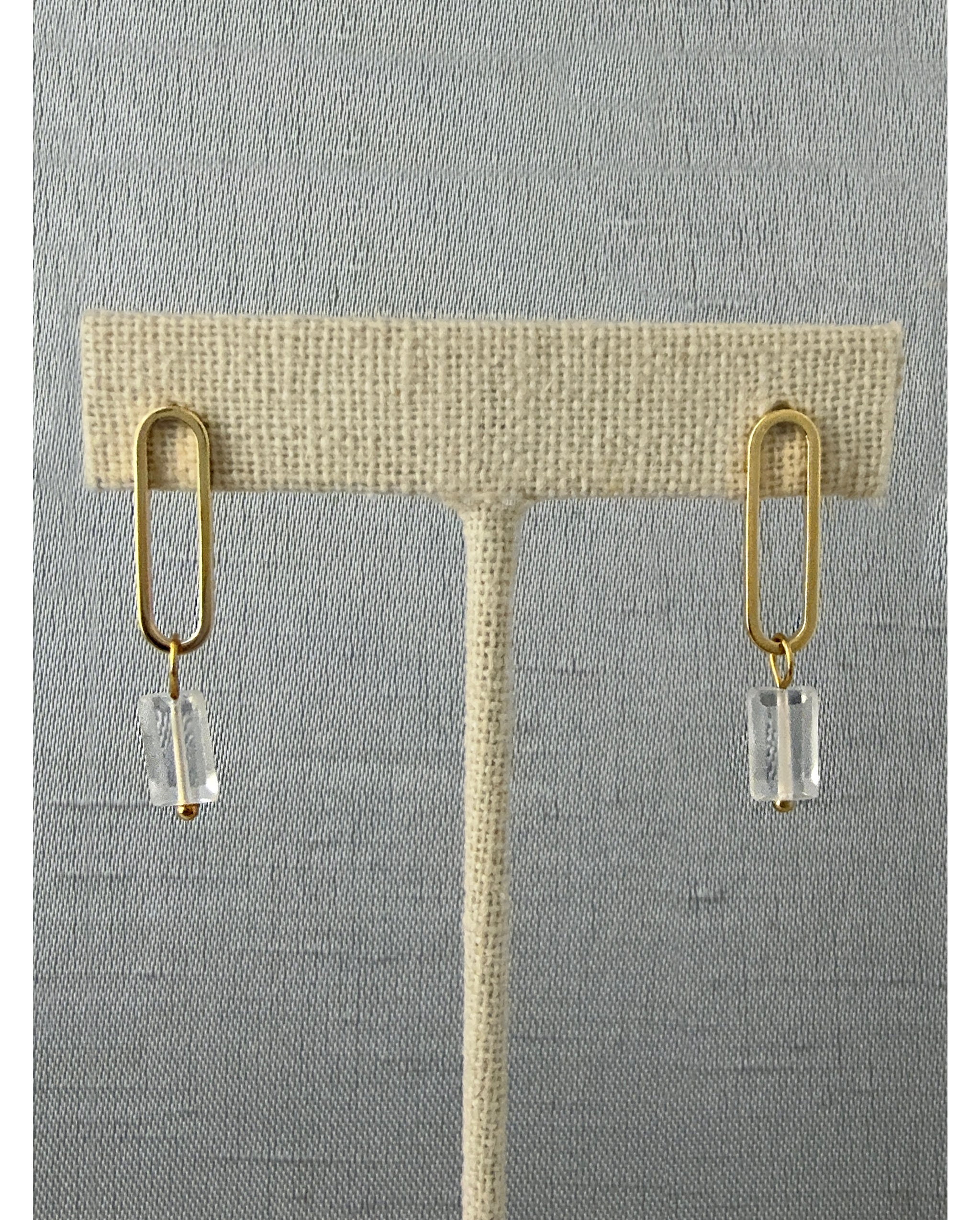 Tanis Quartz Earring – A handcrafted earrings by Alysian.