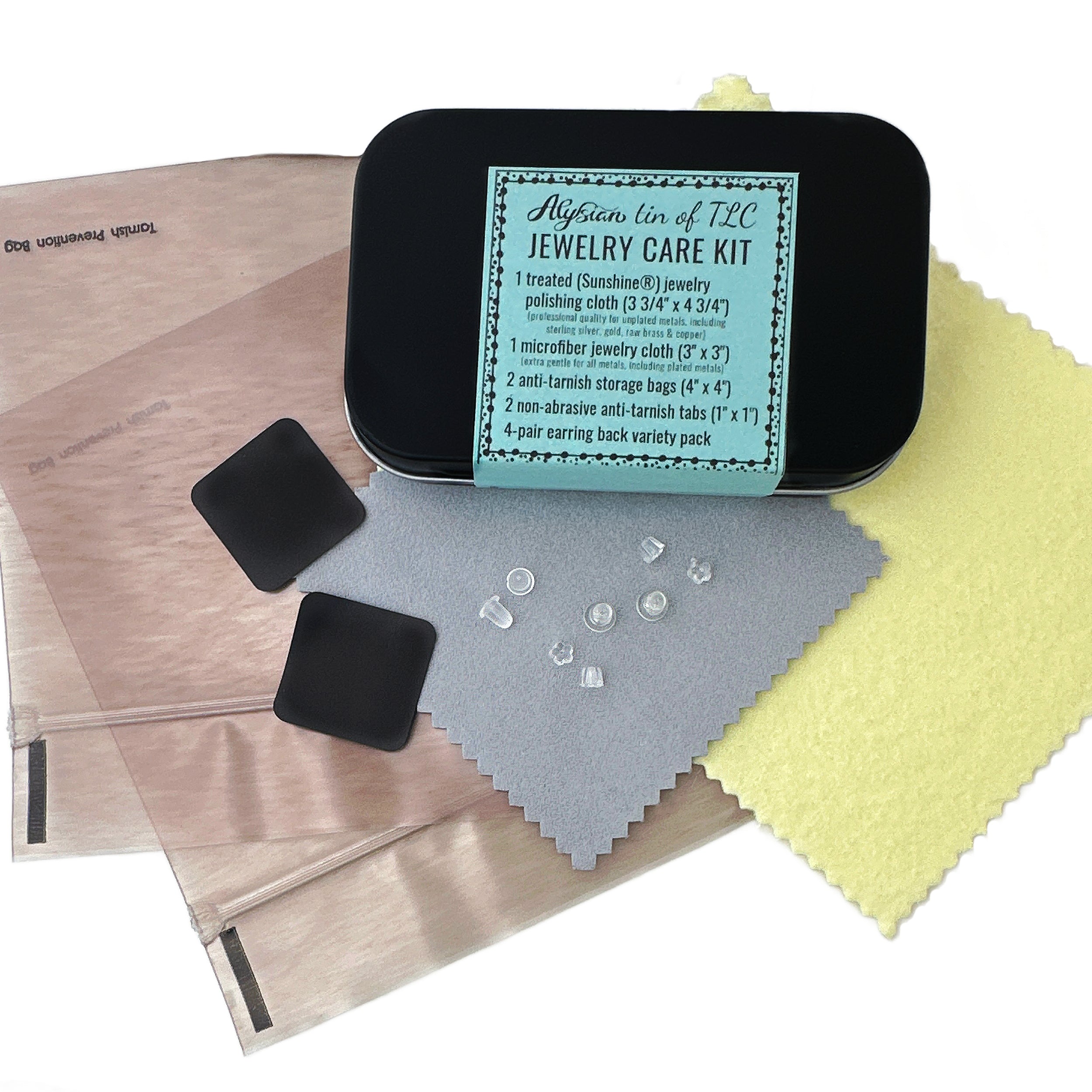 Alysian Tin of TLC • Jewelry Care Kit – A handcrafted JEWELRY by Alysian.