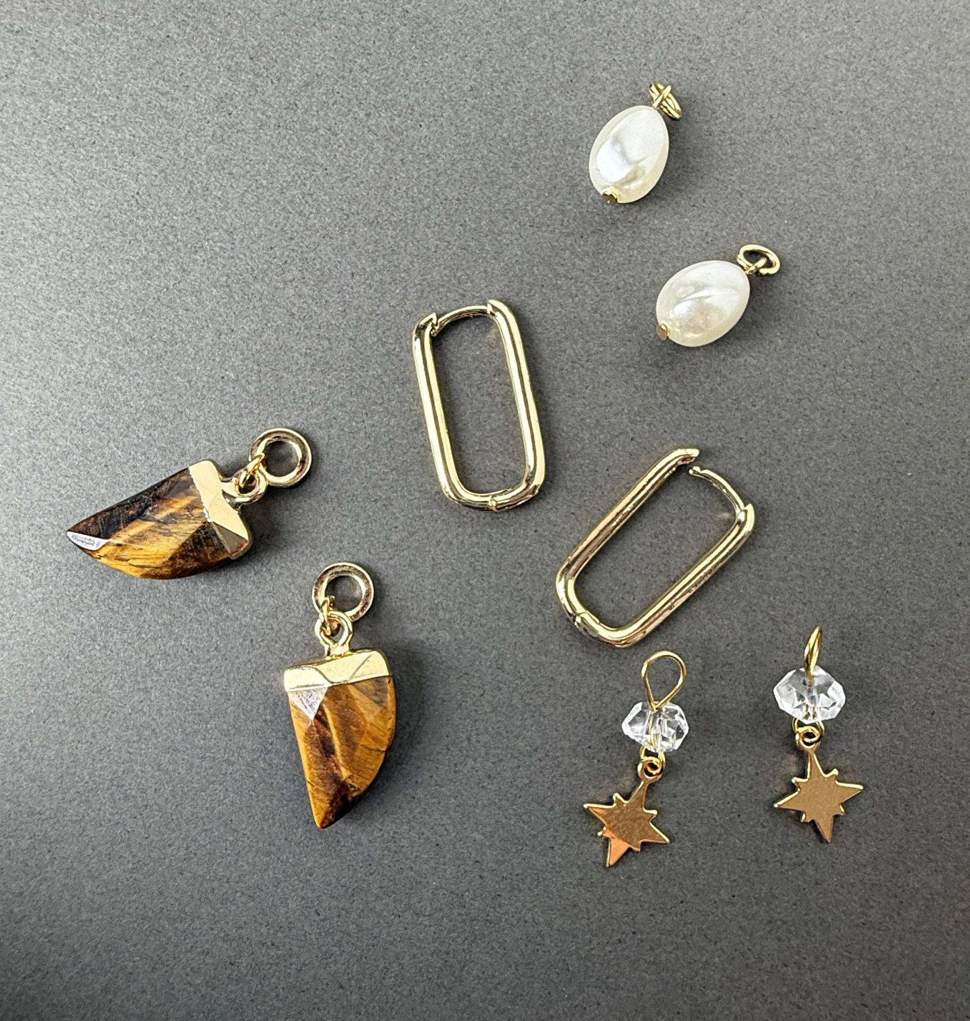Charmed Interchangeable Hoop Earring Set – A handcrafted earrings by Alysian.