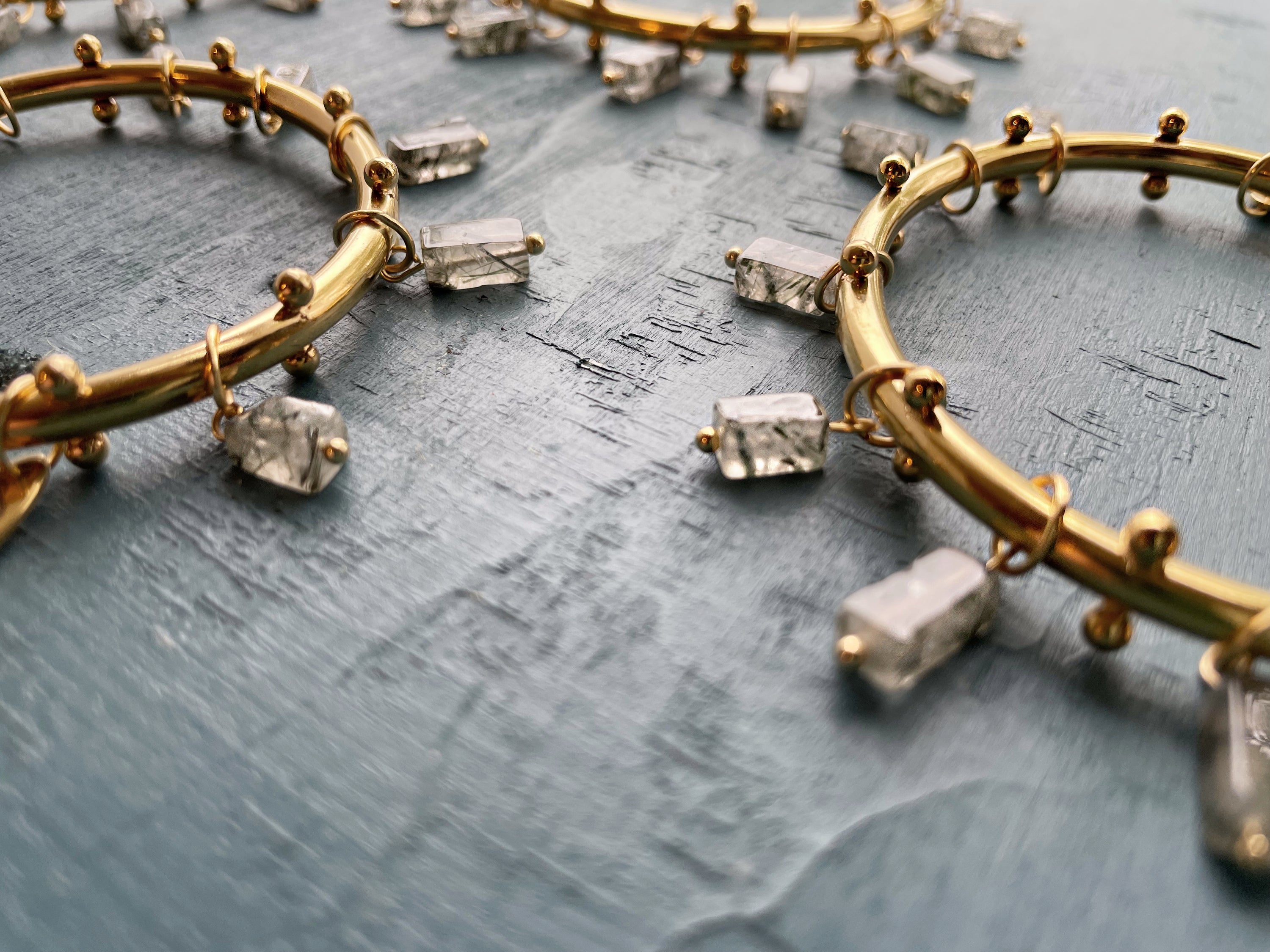 Dillan Dotted Cuff Bracelet – A handcrafted bracelet by Alysian.