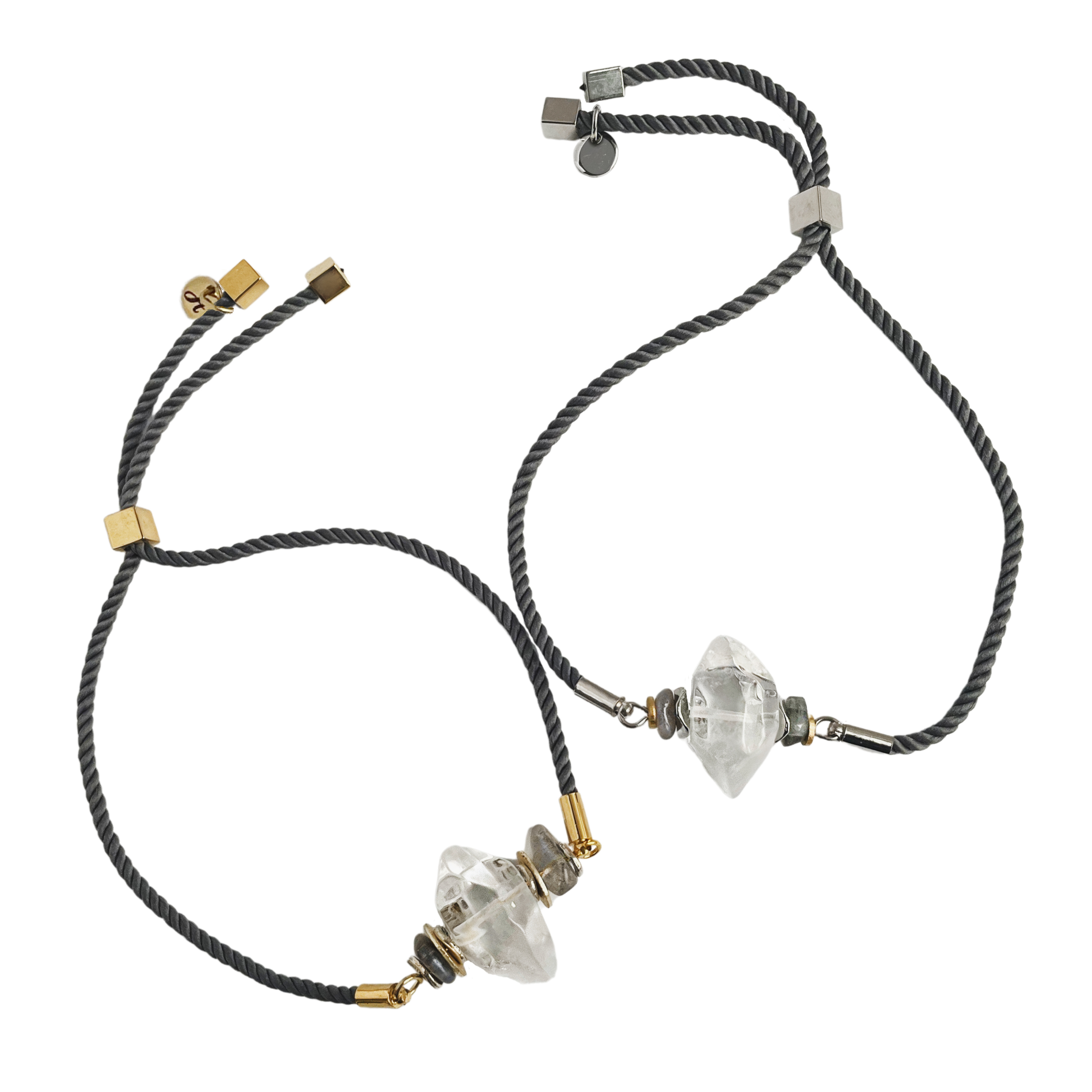 Sela Corded Quartz Bracelet – A handcrafted bracelet by Alysian.