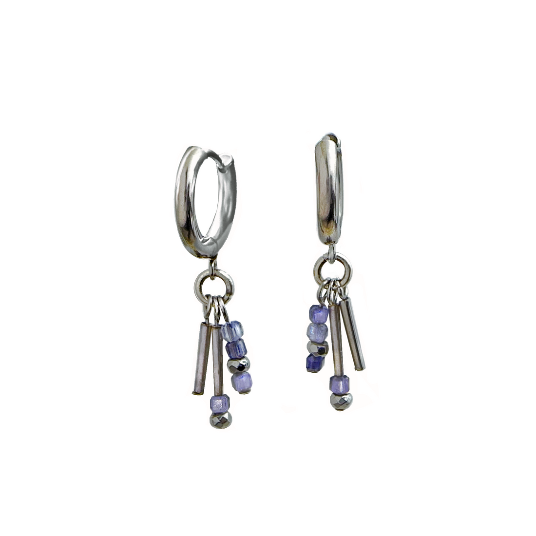 Zuri Tanzanite Huggie Earring