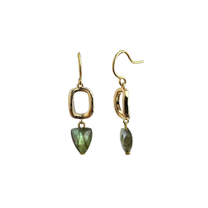 Brynn Labradorite Earring