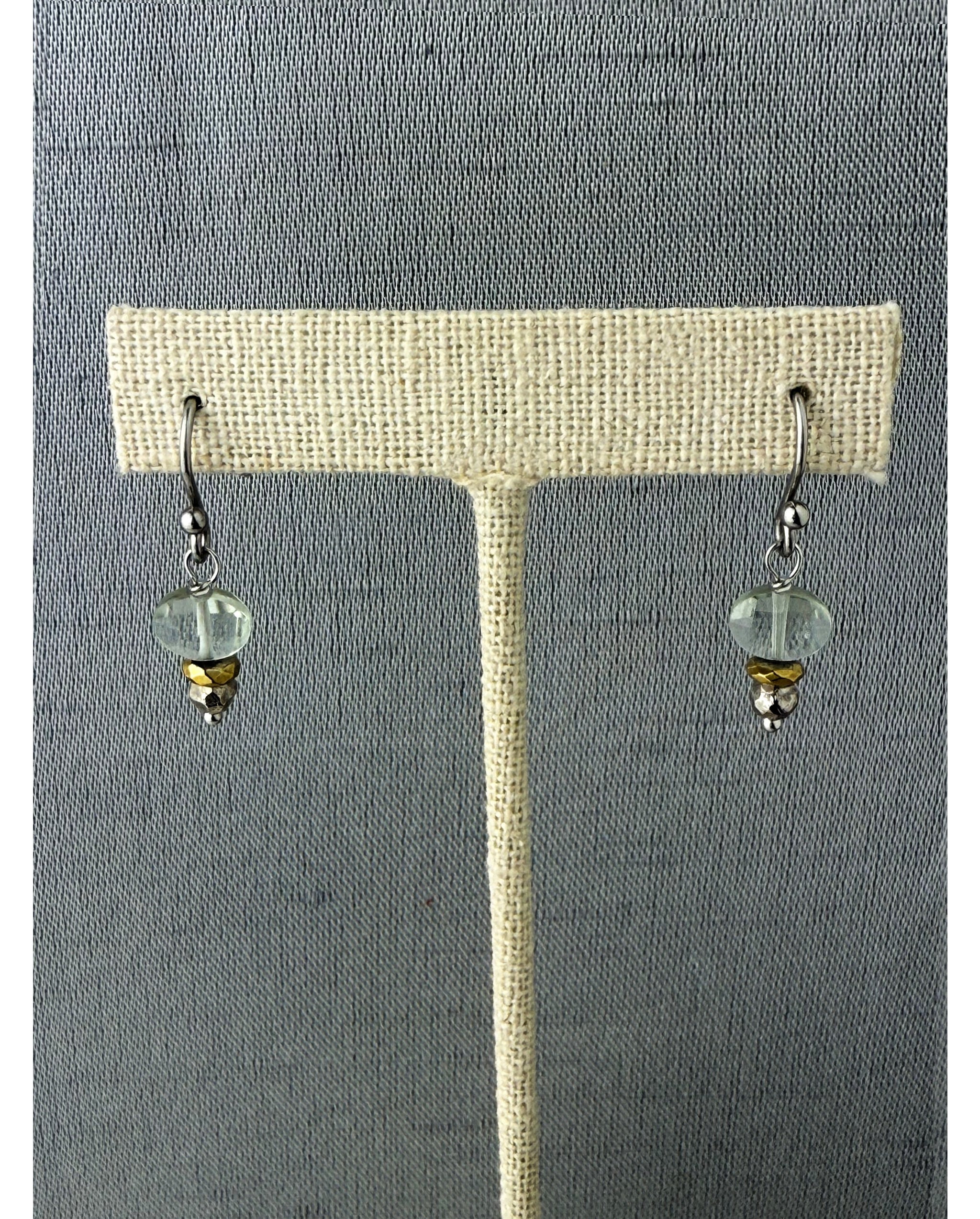Sylvie Earring - Green Amethyst – A handcrafted earrings by Alysian.