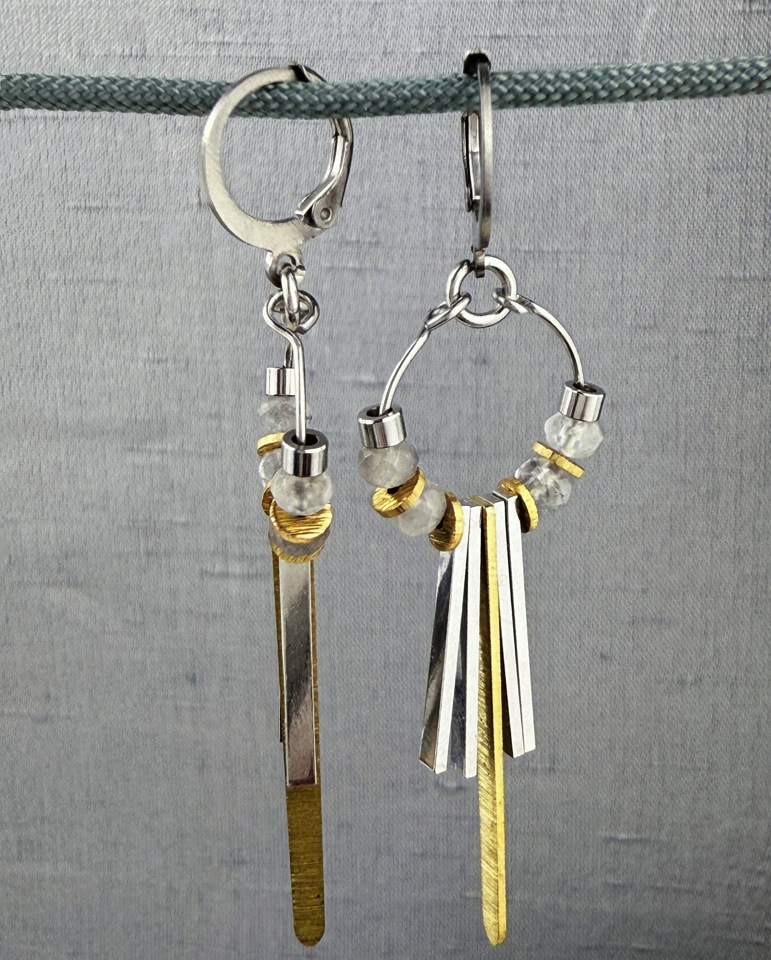 Casia Fringe Hoop Earring