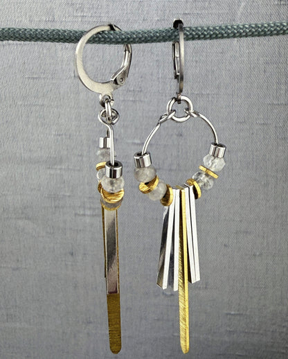 Casia Fringe Hoop Earring