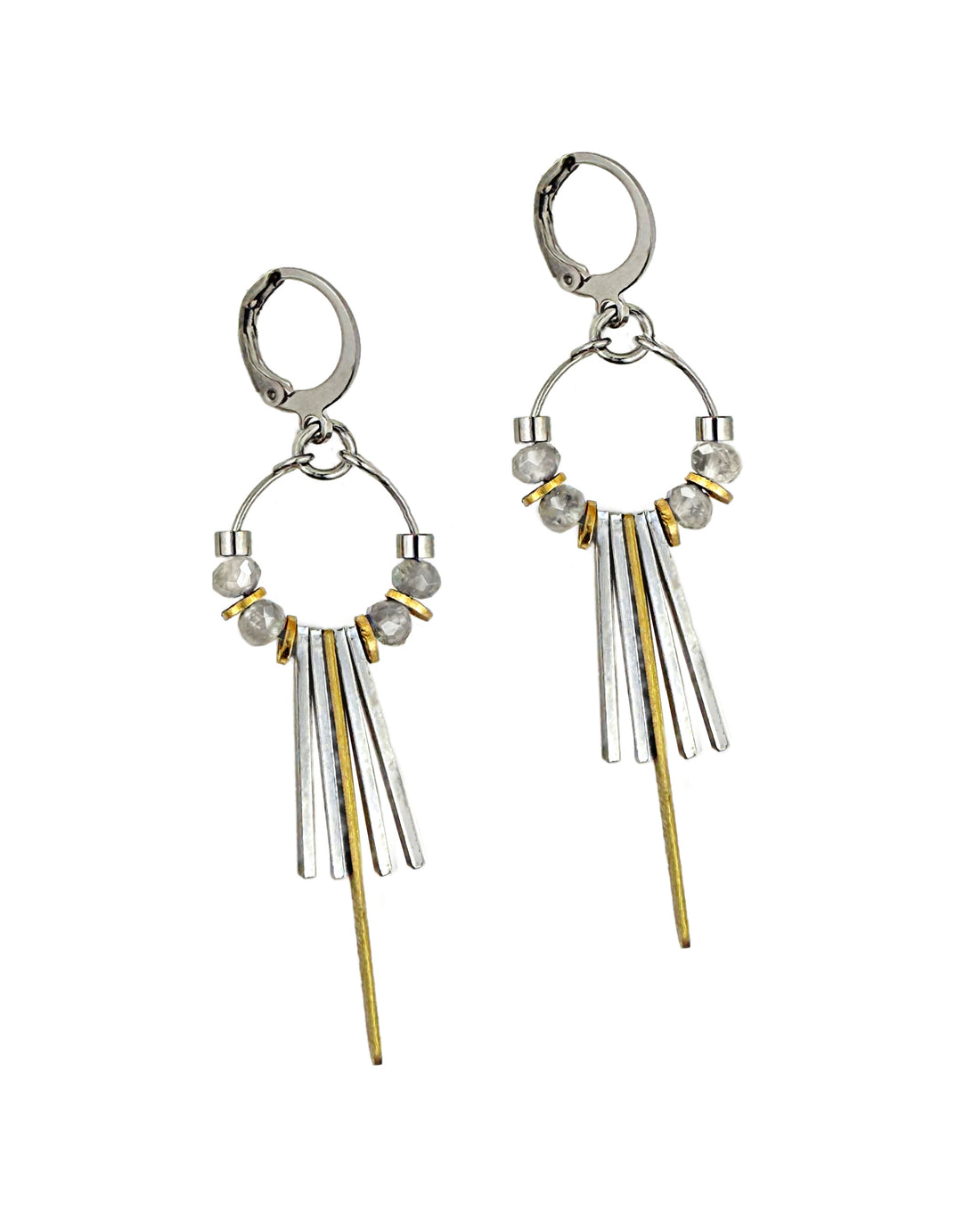 Casia Fringe Hoop Earring