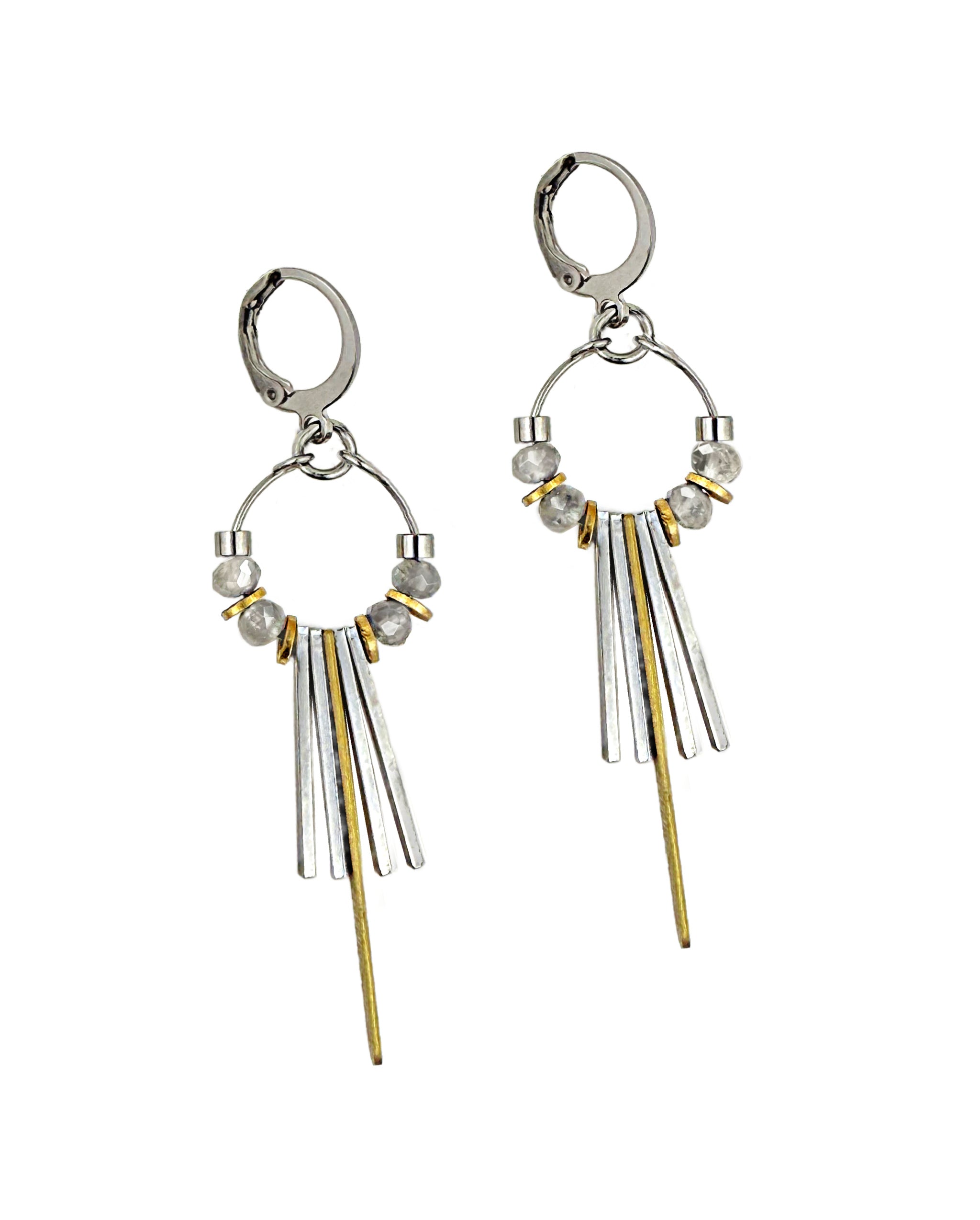 Casia Fringe Hoop Earring