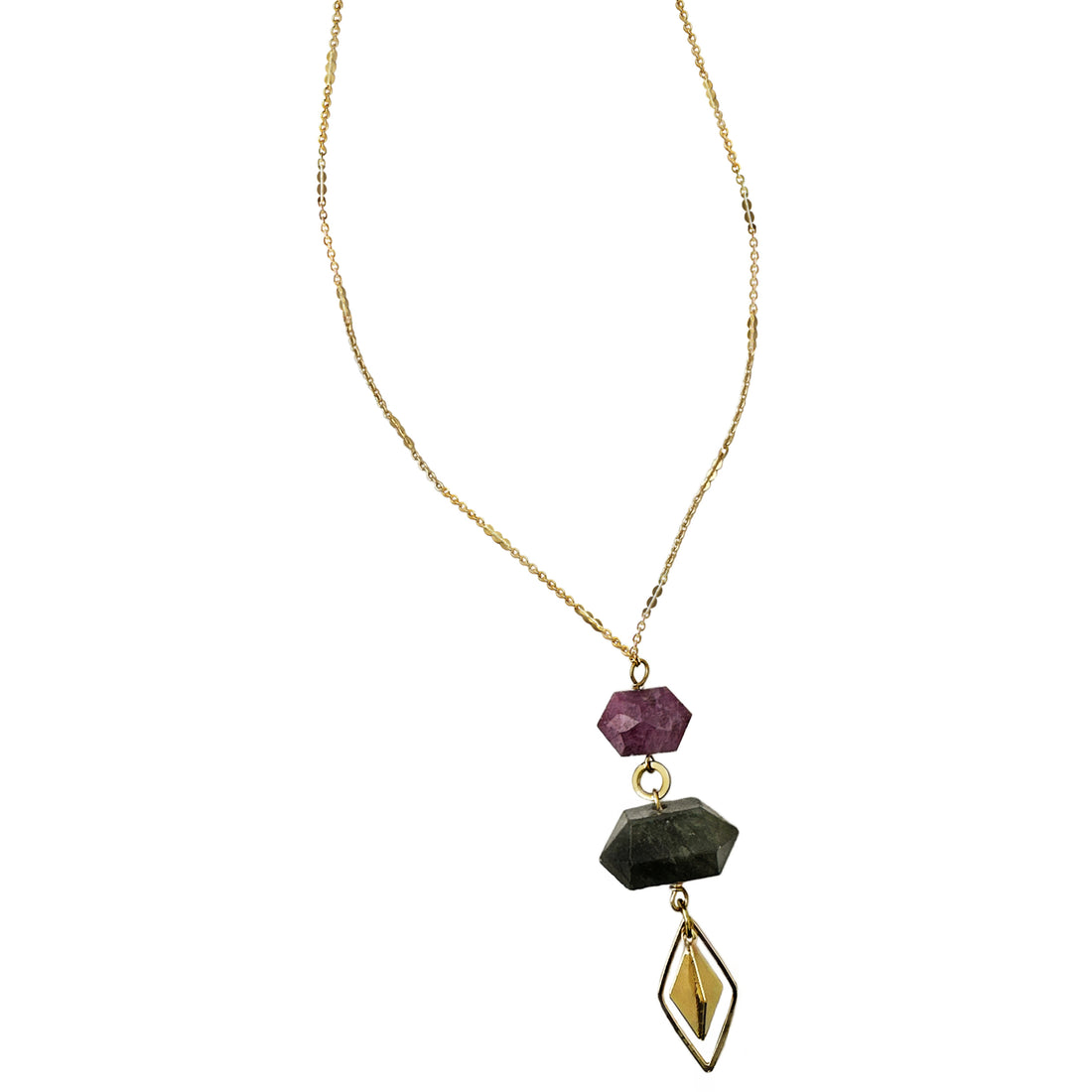 Petra Ruby Pendant Necklace