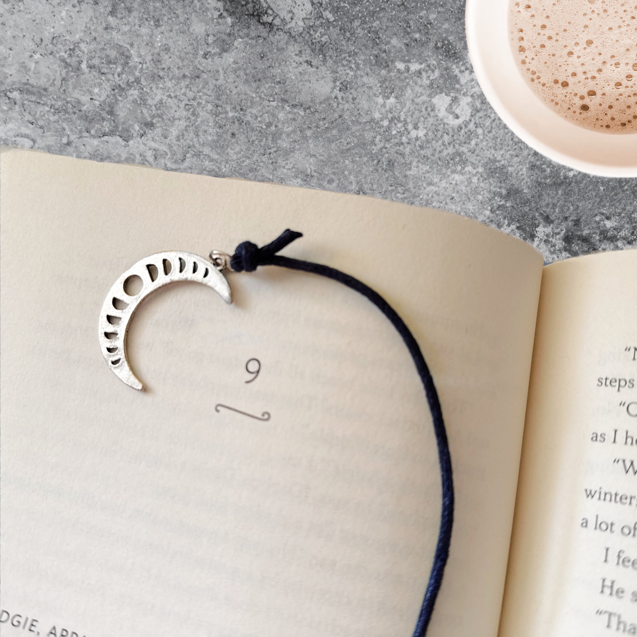Celena Sodalite Bookmark – A handcrafted bookmark by Alysian.