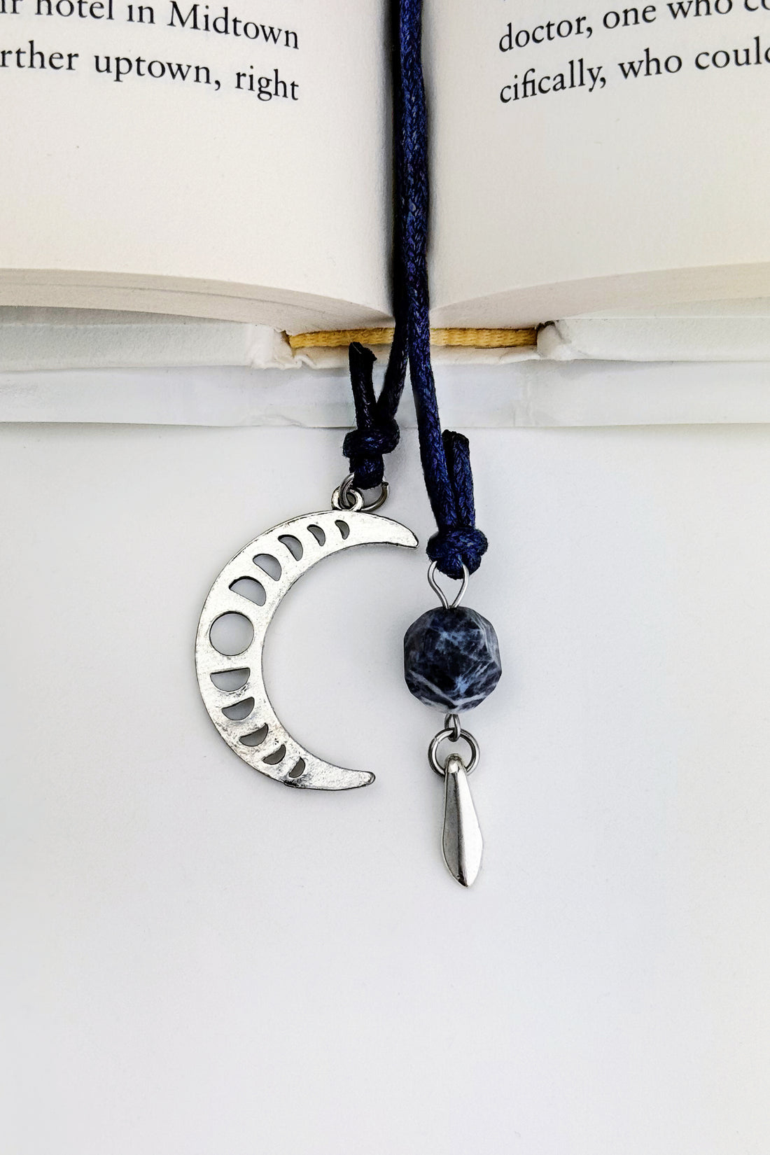 Celena Sodalite Bookmark – A handcrafted bookmark by Alysian.
