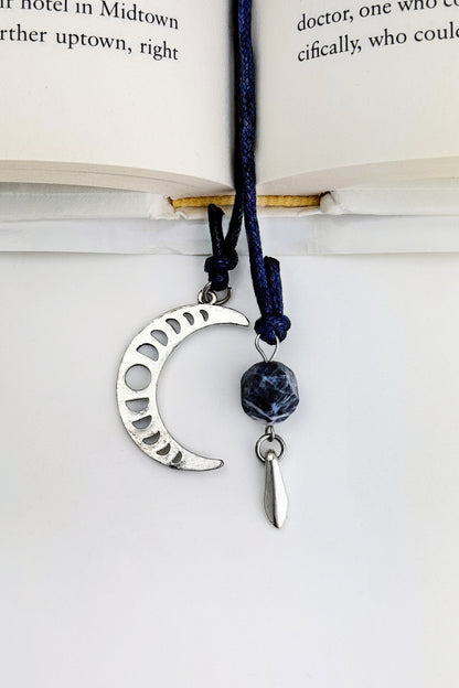 Celena Sodalite Bookmark – A handcrafted bookmark by Alysian.