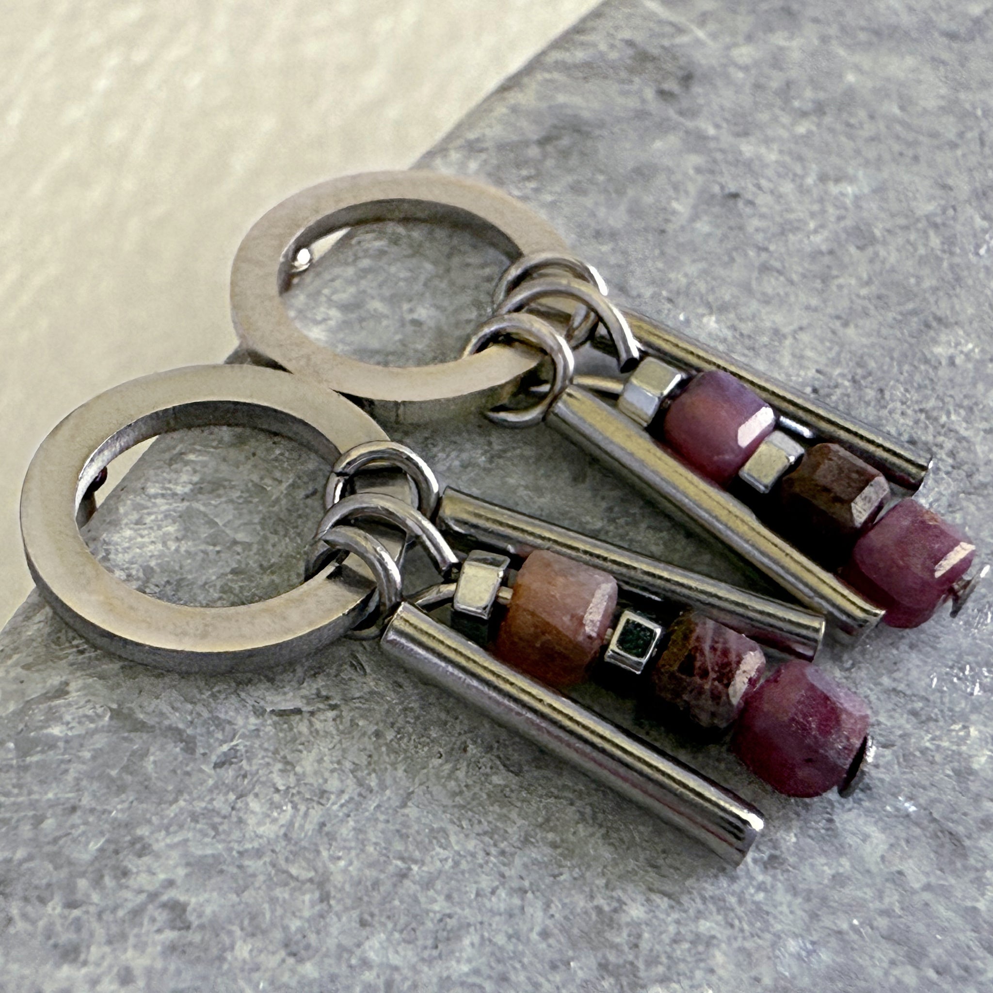 Chaitra Ruby Earring – A handcrafted earrings by Alysian.