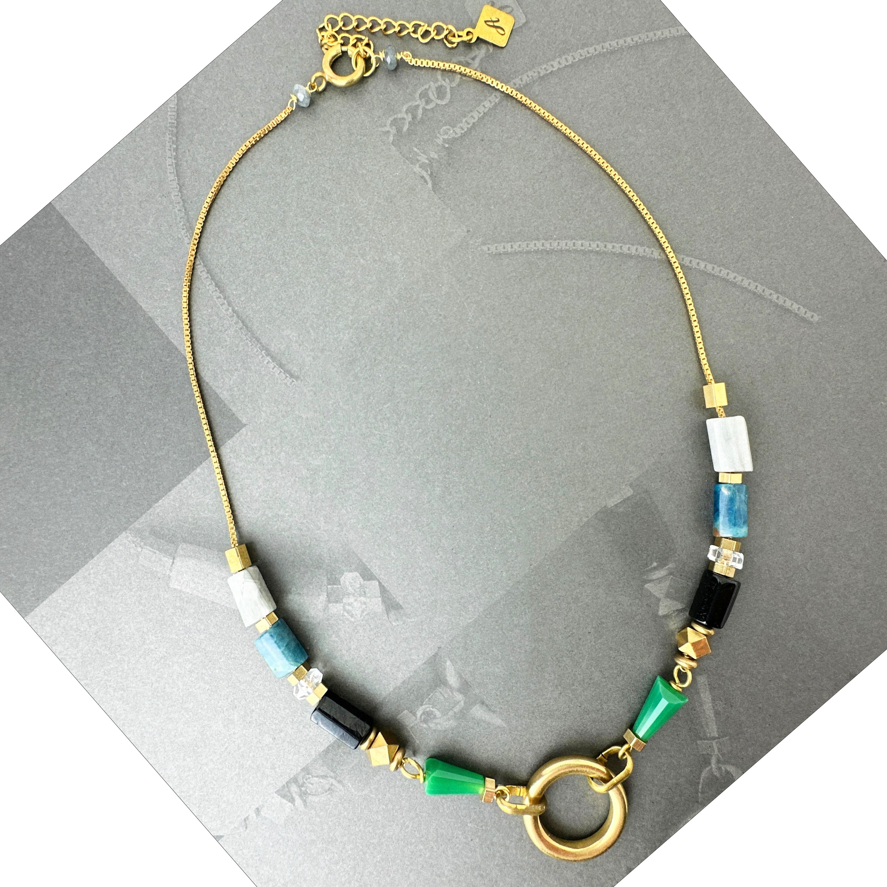 Cymone Circle Link Necklace – A handcrafted necklace by Alysian.