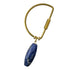 Gemstone Keyring | Rock & Key – D-Style Carabiner Blue (sodalite stone) – A handcrafted key ring by Alysian.