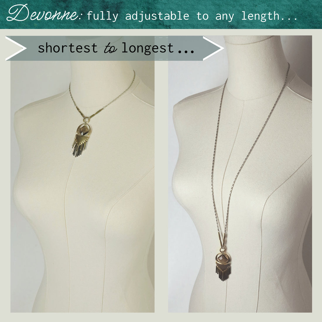 Devonne (Any Length) Pendant Necklace