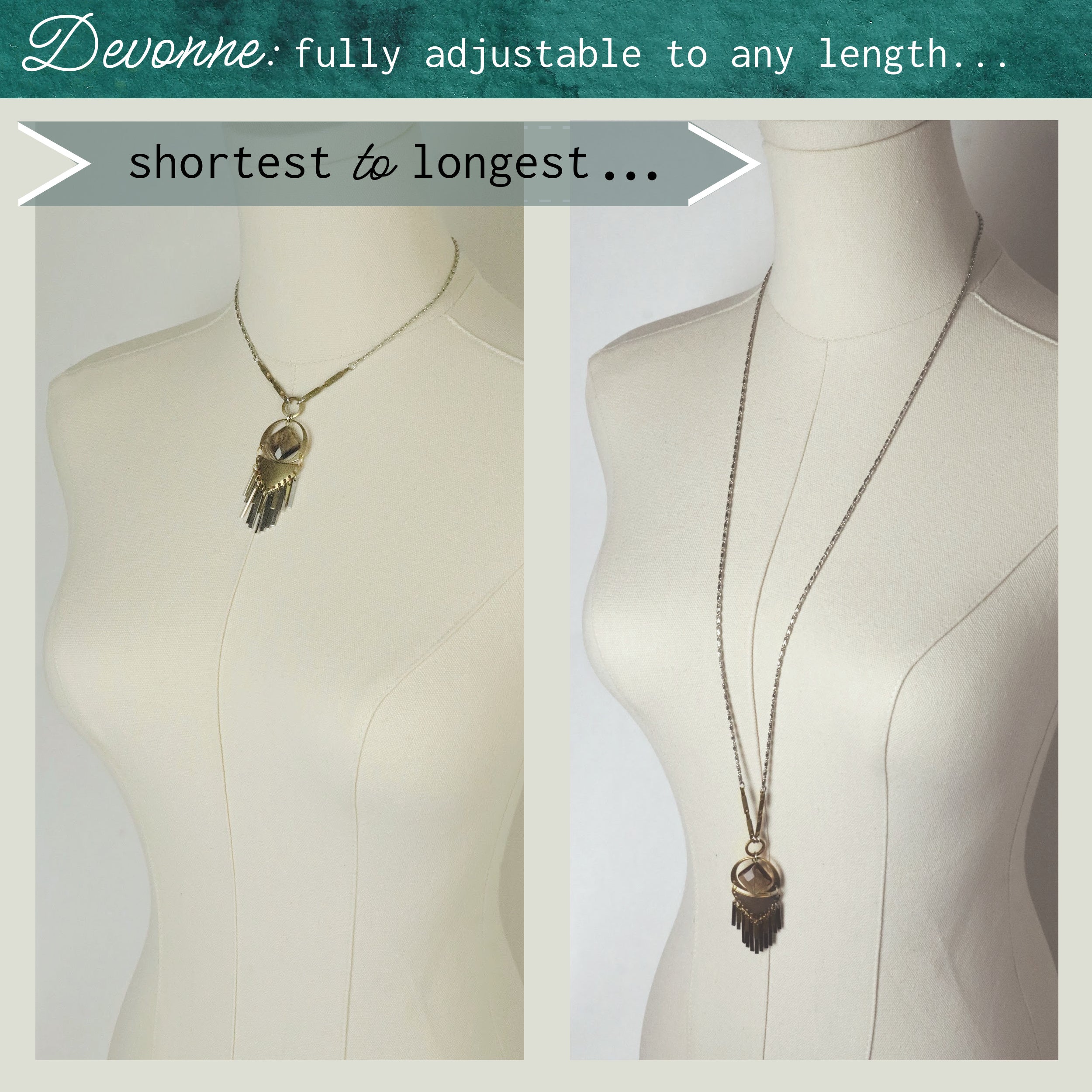 Devonne (Any Length) Pendant Necklace