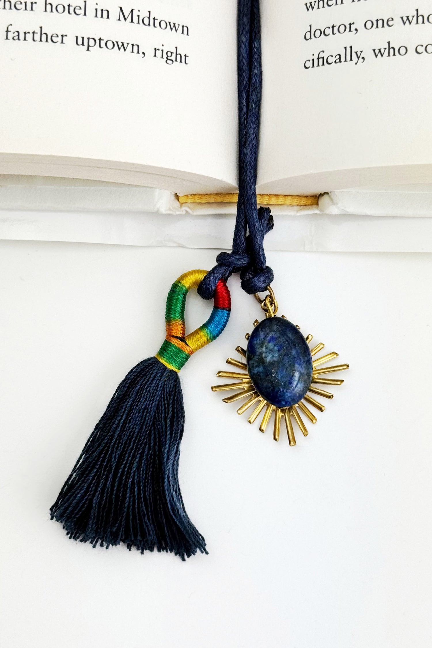 Inanna Lapis Lazuli Bookmark – A handcrafted bookmark by Alysian.