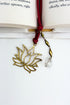 Lotus Quartz Bookmark – A handcrafted bookmark by Alysian.