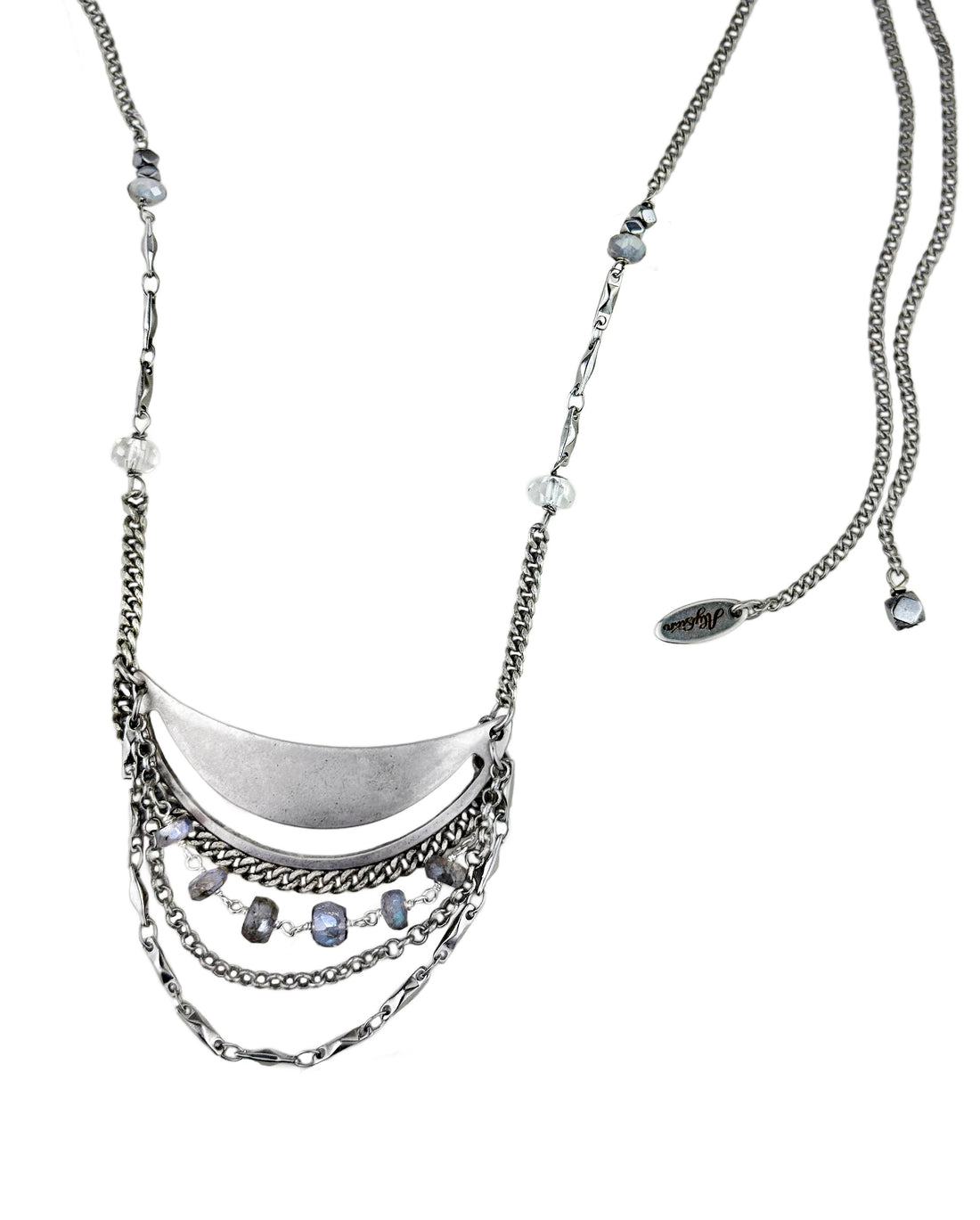 Lusine (Any Length) Pendant Necklace (silver)