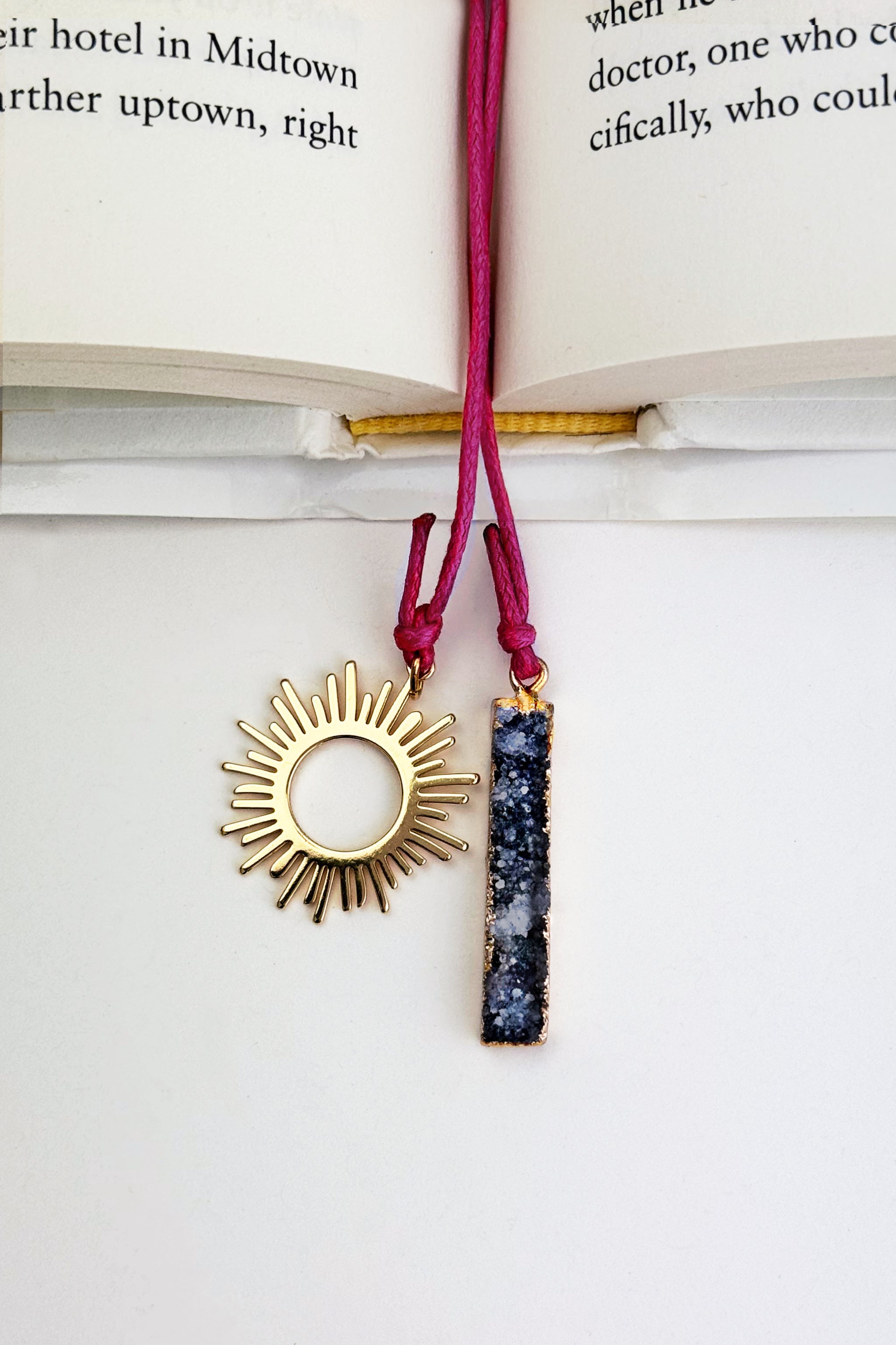 Nova Druzy Bookmark – A handcrafted bookmark by Alysian.