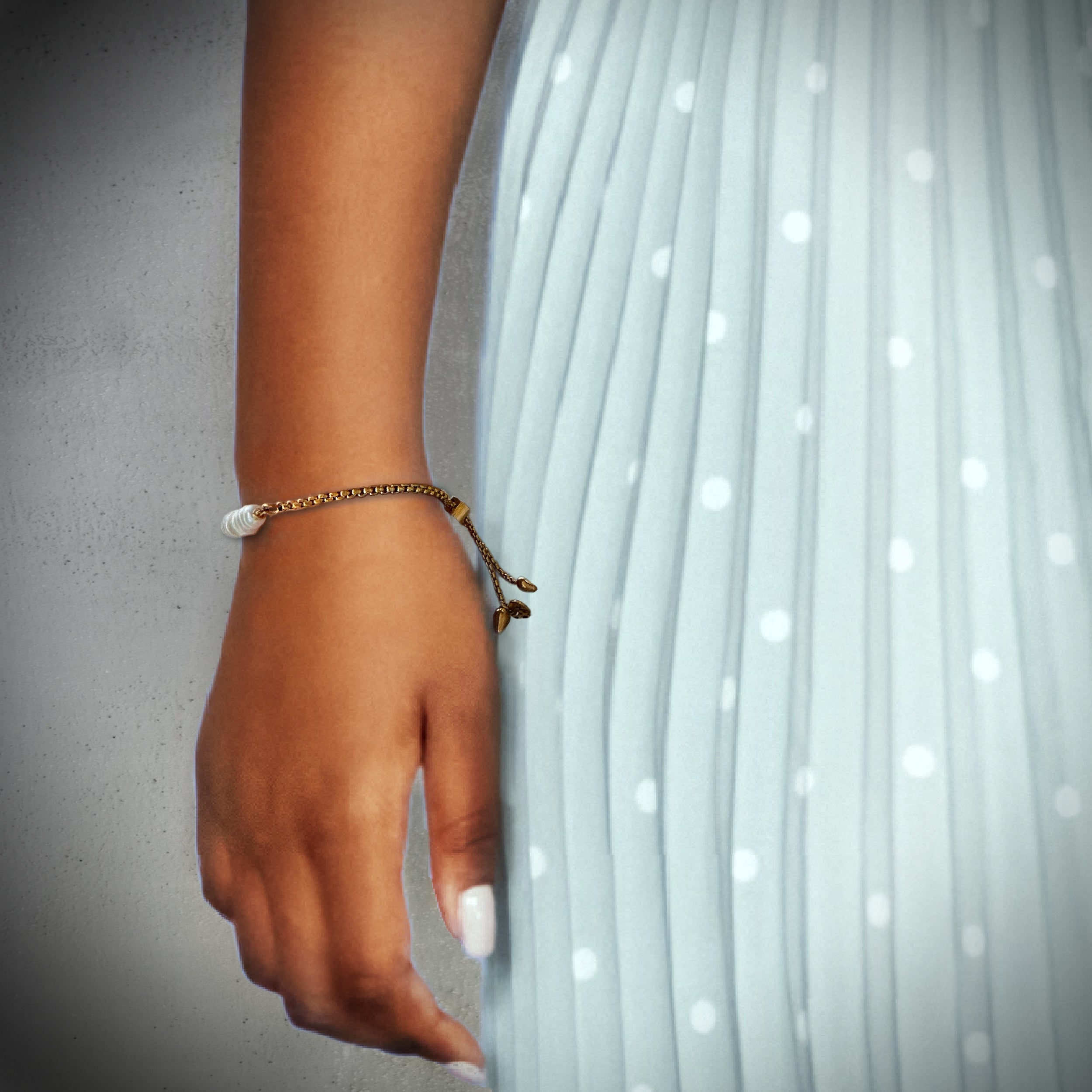 Padma Pearl Slider Bracelet – A handcrafted bracelet by Alysian.