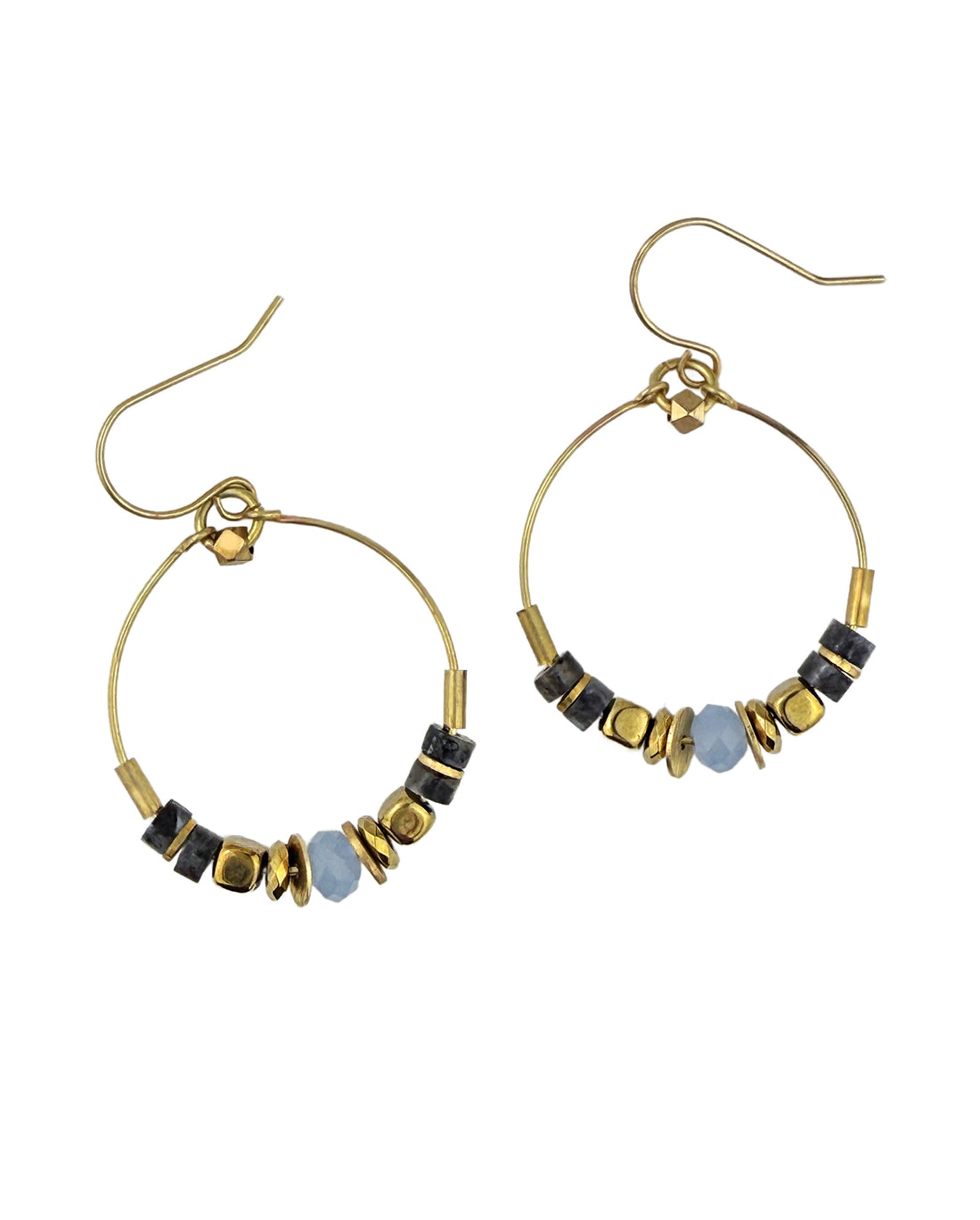 Parisa Hoop Earring (blue)