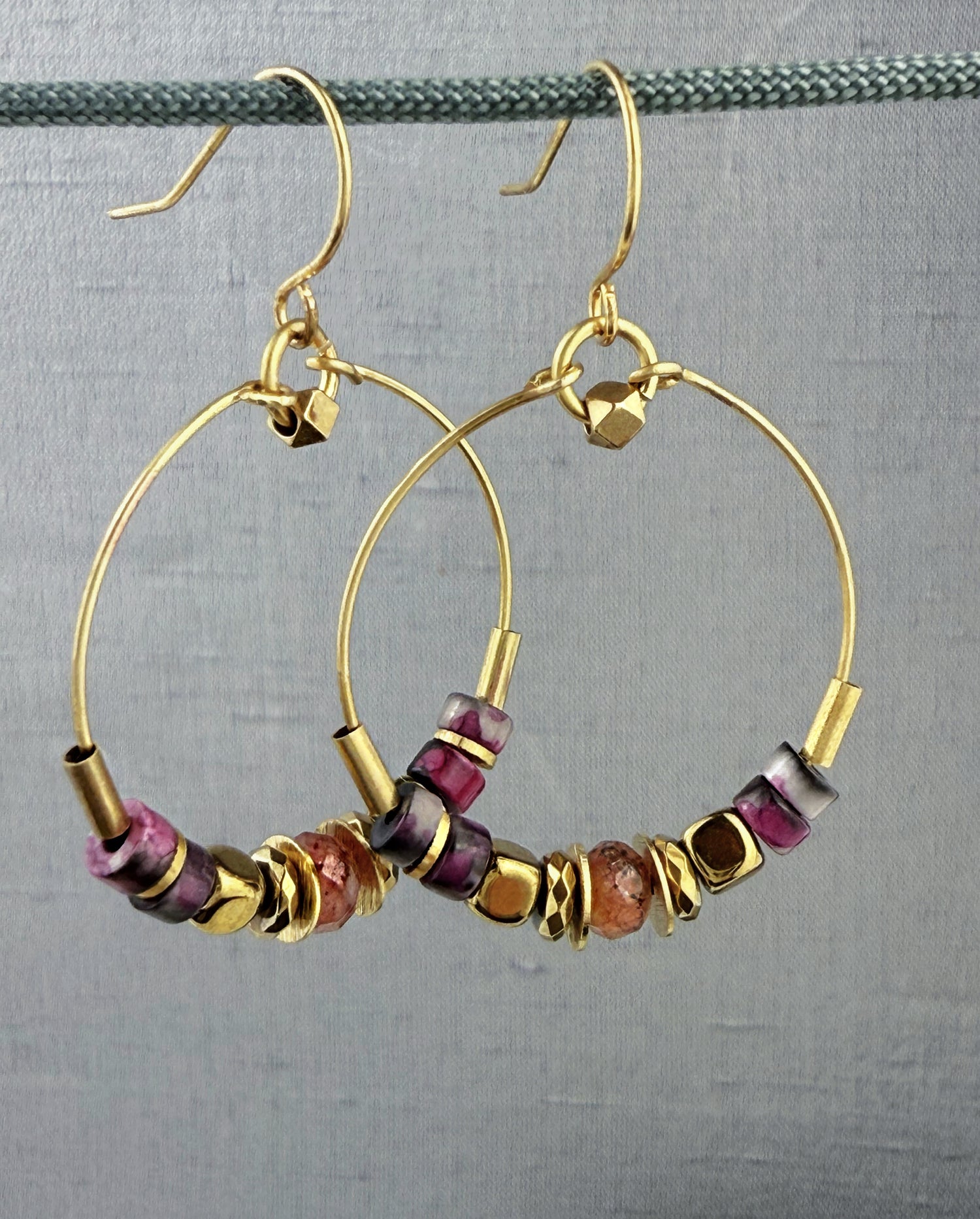 Parisa Hoop Earring (blush)