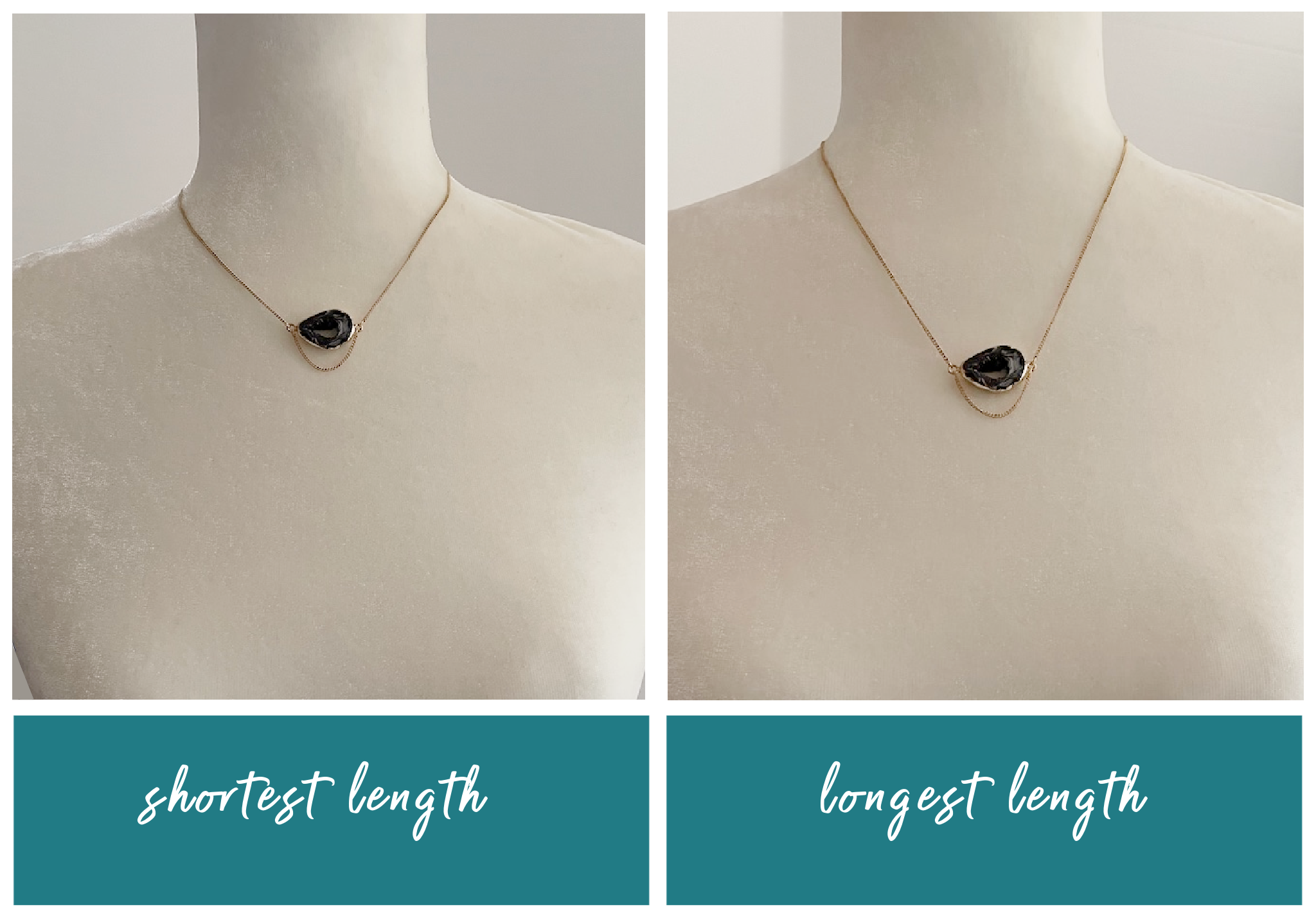Carli Agate Pendant Necklace – A handcrafted necklace by Alysian.